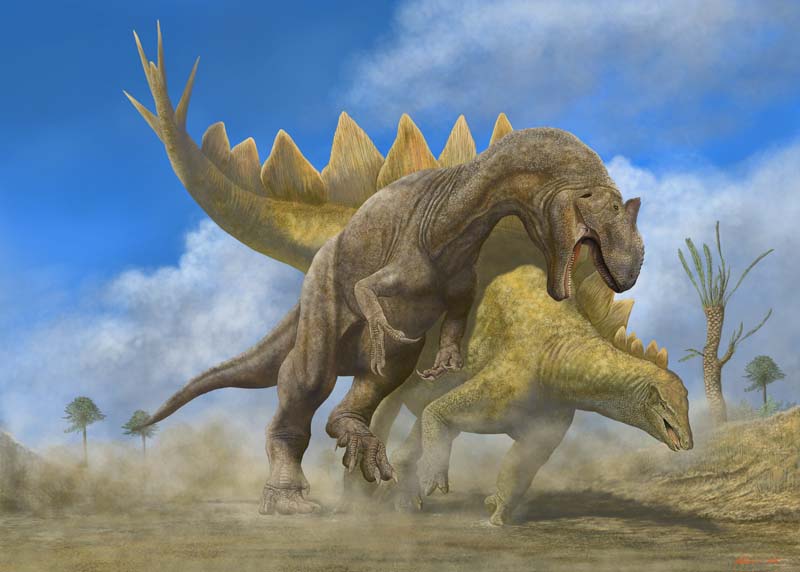 Allosaurus vs Stegosaurus